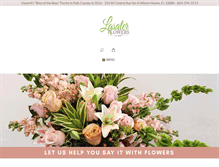 Tablet Screenshot of lasaterflowers.net